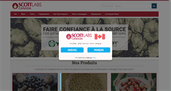 Desktop Screenshot of francais.scottlabsltd.com